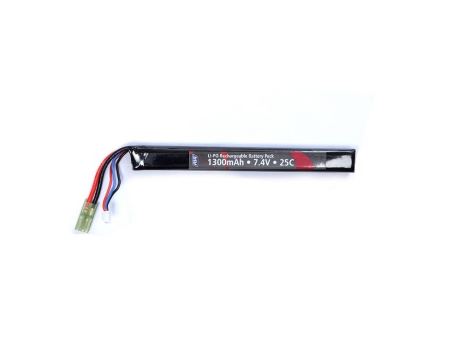 GAME-ON Li&Po Batterier | Batteri - Li-Po 7.4V 1300Mah Single Stick