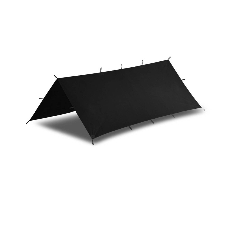 GAME-ON Kamuflasjeutstyr | Helikon-Tex Tarp Shelter Liten - Svart