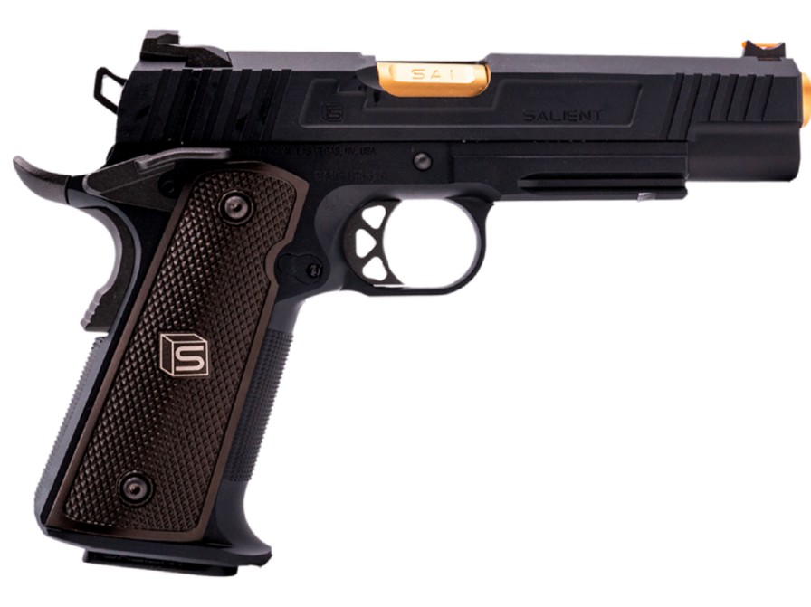 GAME-ON Gass Med Blowback | Salient Arms 1911 Blowback Softgunpistol Full Metall - Svart