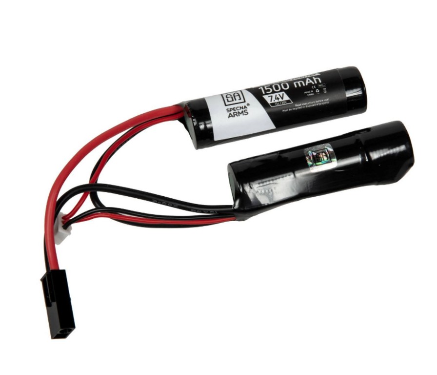 GAME-ON Li&Ion Batterier | Li-Ion 7.4V 1500Mah 15C Airsoft Batteri - Mini-Tamiya