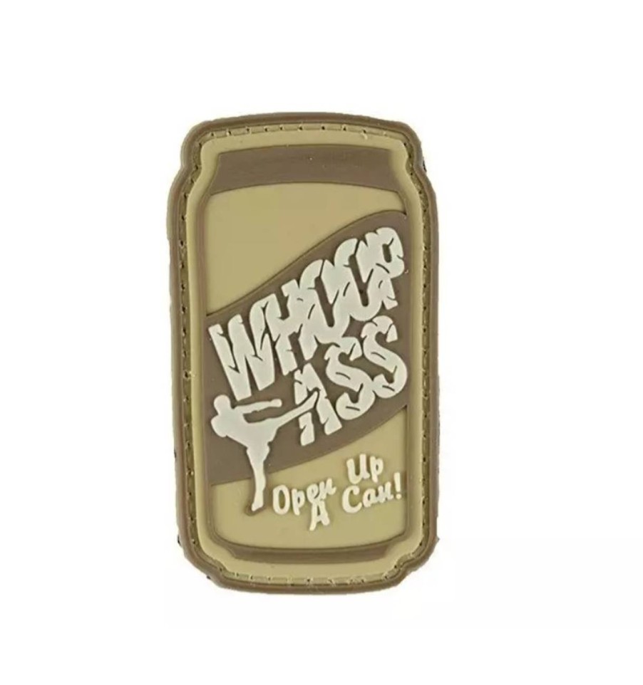 GAME-ON Patches | 3D Patch - Whoop Ass - Pvc Tan