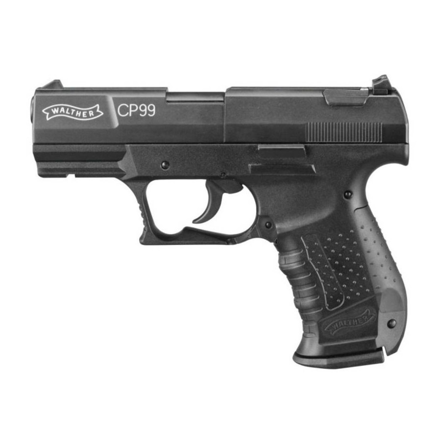 GAME-ON Uten Blowback | Walther Cp99 - Co2 Drevet Luftpistol Svart - 4.5Mm Pellets