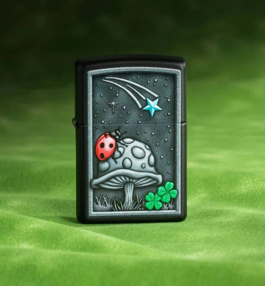 GAME-ON Zippo Lighters | Zippo - Ladybug Design - Lighter