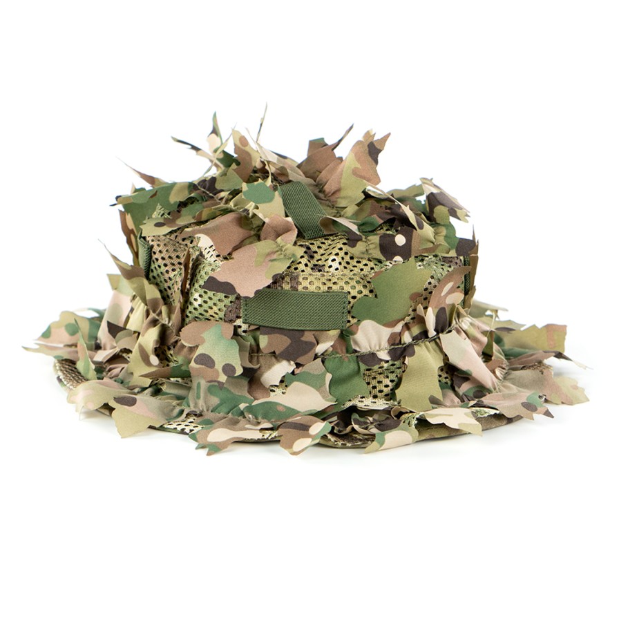 GAME-ON Kamuflasjeutstyr | 3D Ghillie / Kamuflasje Boonie Hat Gen2 - Multicam