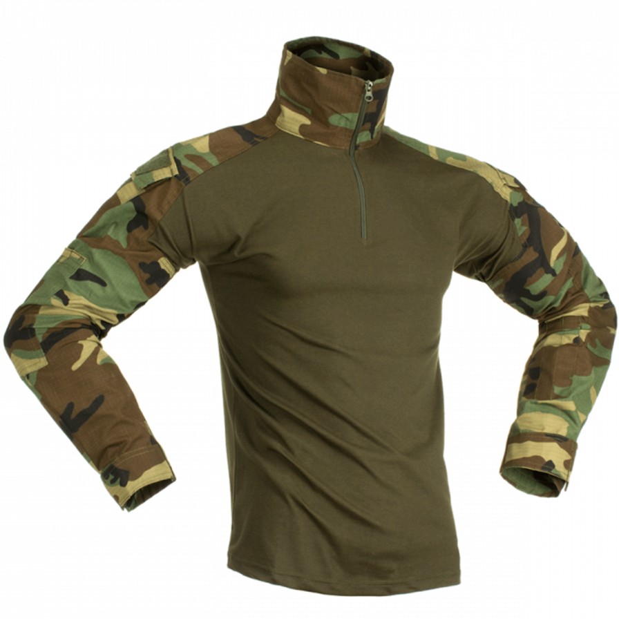 GAME-ON Gensere | Invader Gear - Combat Shirt - Woodland