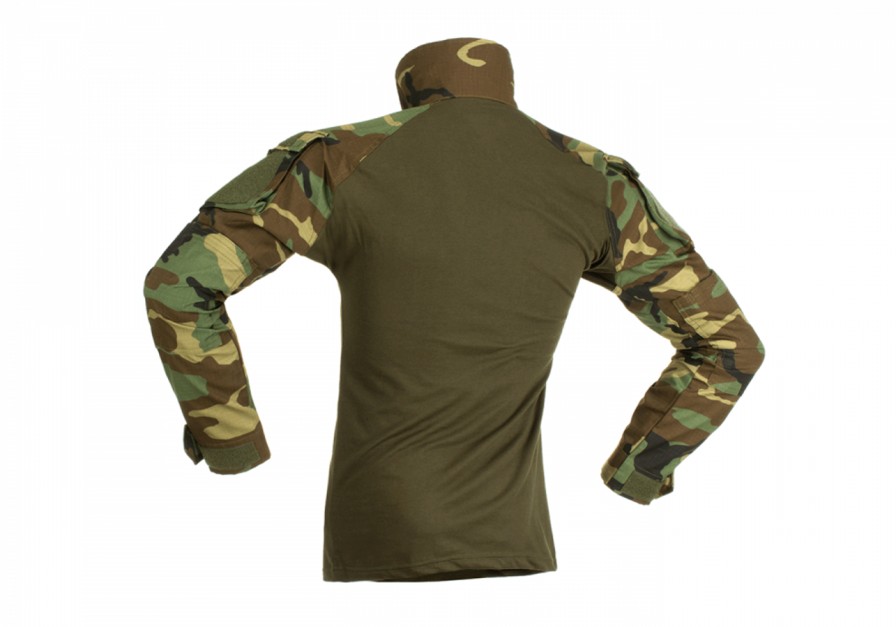 GAME-ON Gensere | Invader Gear - Combat Shirt - Woodland