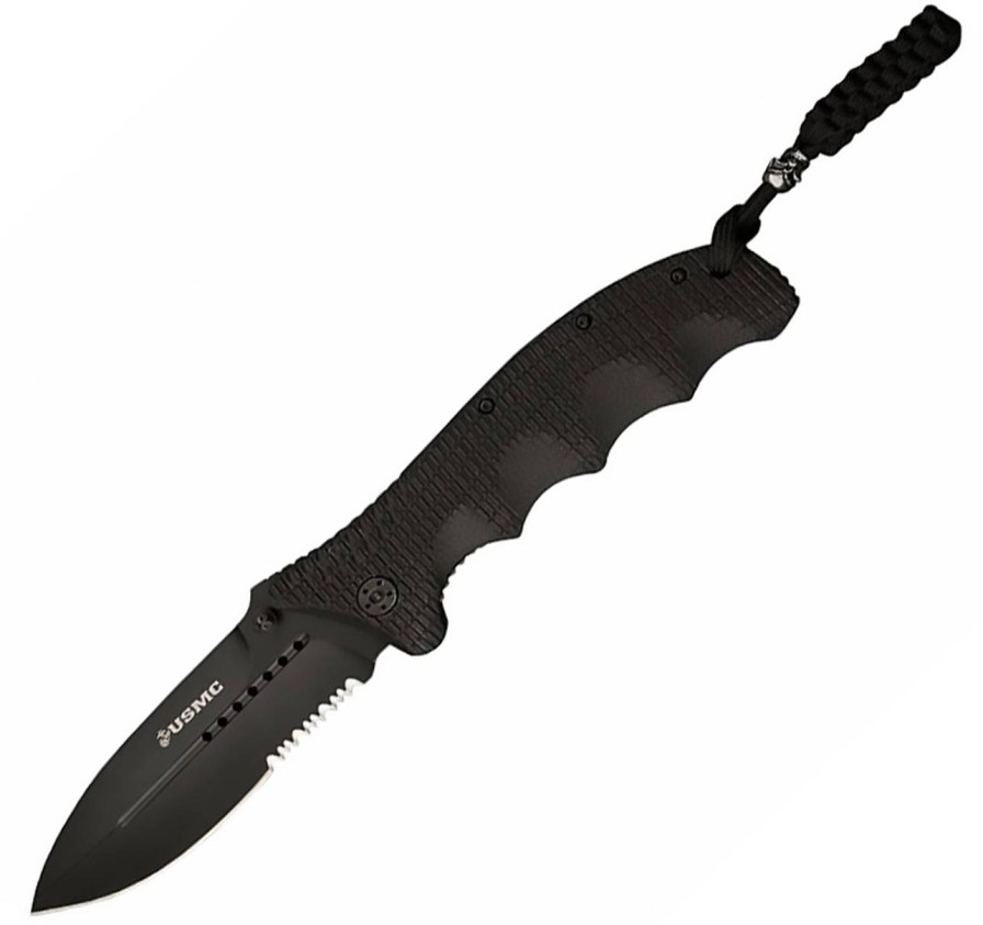 GAME-ON Foldekniver | Elite Tactical - Usmc Alpha Foldekniv - Svart