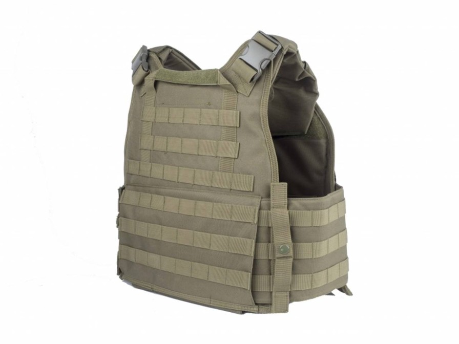 GAME-ON Vester | Gft - Plate Carrier Molle Vest - Olive