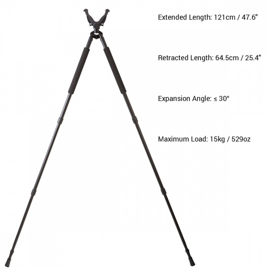 GAME-ON Tofot&Bipod | Vector - Lit V Mount Bipod/Skytestokk