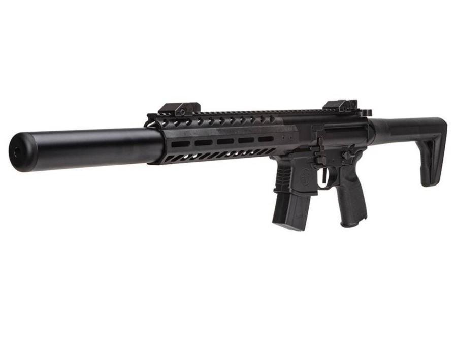 GAME-ON Co2&Gassdrevet Gevaer | Sig Sauer - Mcx Asp Genii 4.5Mm Luftvpen - 88G Co2 Svart