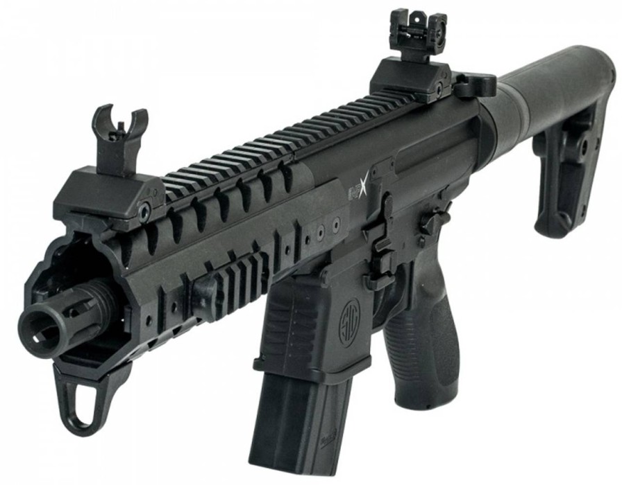 GAME-ON Co2&Gassdrevet Gevaer | Sig Sauer - Mpx Luftgevr Sort - 88G Co2