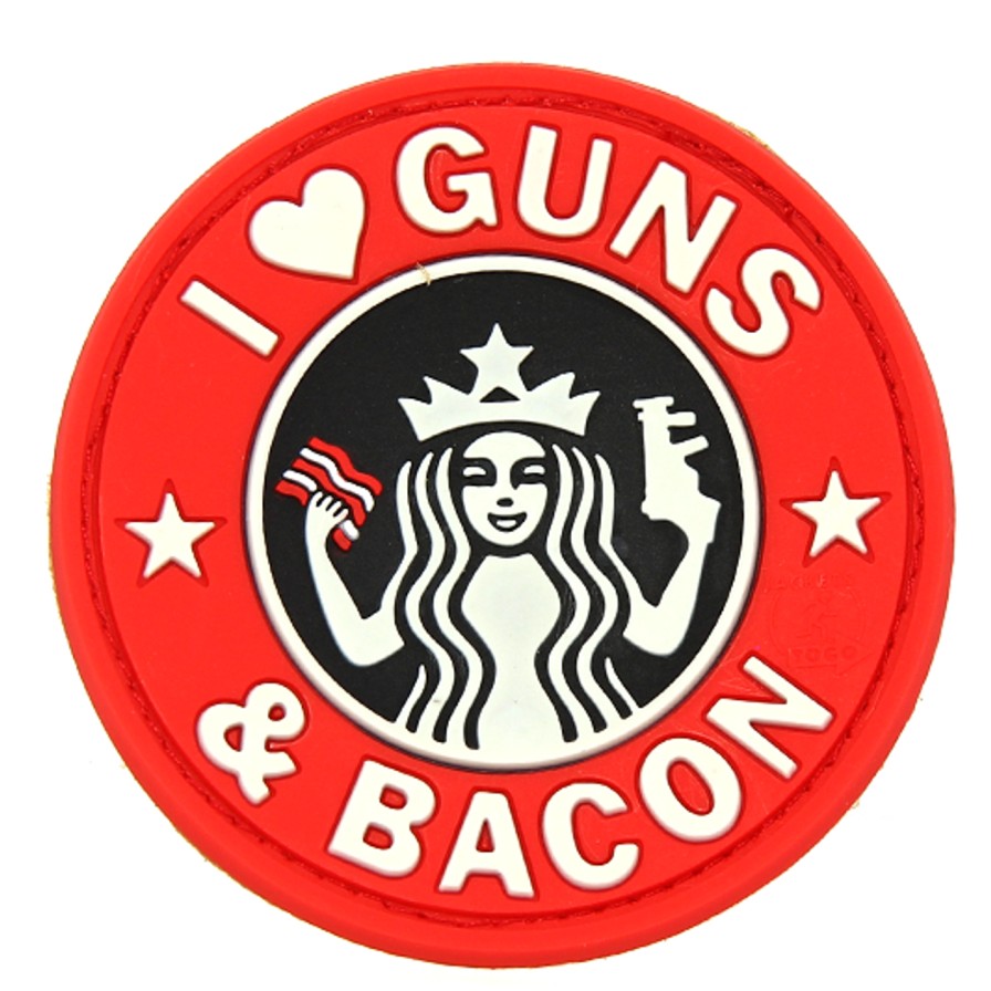 GAME-ON Patches | Patch - Guns And Bacon - Jtg