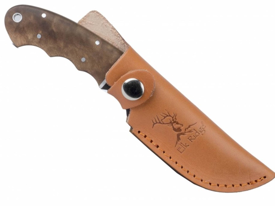 GAME-ON Jaktkniver | Elk Ridge - Full Tang Hunter - Burl Wood