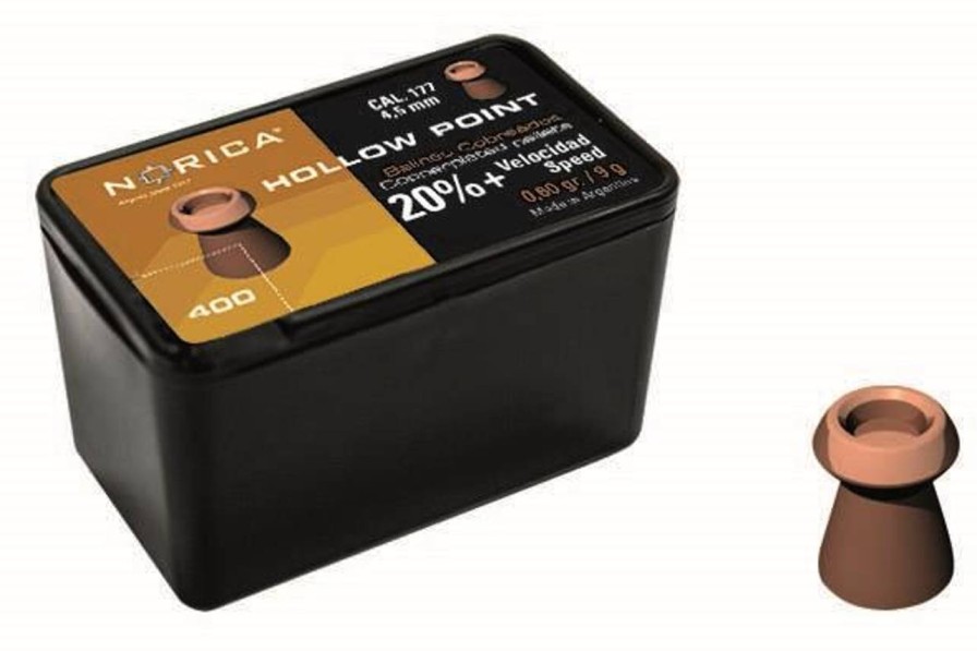 GAME-ON 4.5Mm&.177 & Pellets | Norica Hollow Point Copper Coated 4.5Mm Pellets - 400Stk