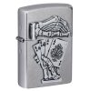 GAME-ON Zippo Lighters | Zippo - 3D Dead Mans Hand Design - Lighter