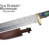 GAME-ON Jaktkniver | Wt - Hndlaget Western Style Bowie Kniv Med Lrslire