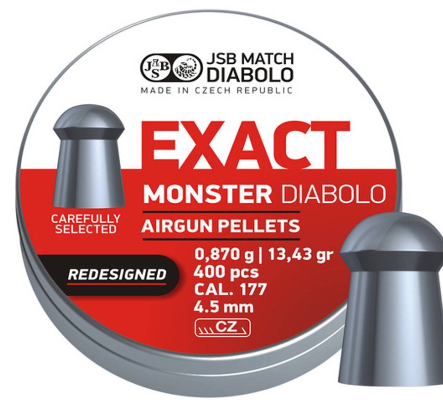 GAME-ON 4.5Mm&.177 & Pellets | Jsb Exact Monster Redesigned - 4.52Mm - 400Stk