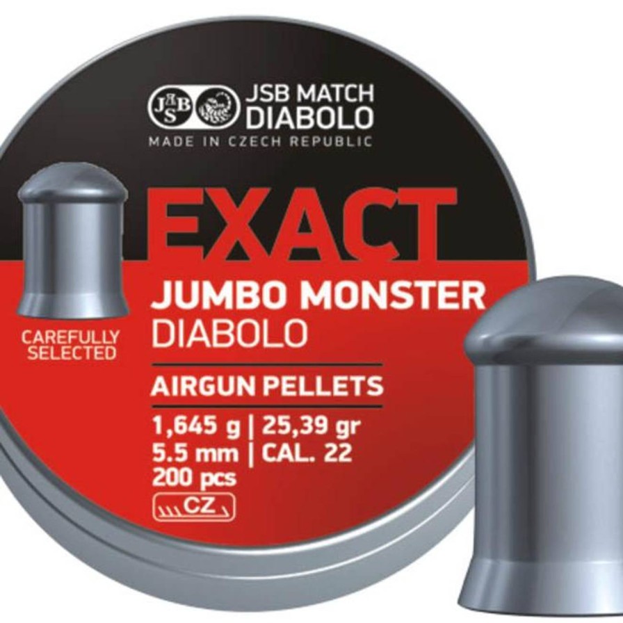 GAME-ON 5.5Mm&.22&&6.35Mm&.25 | Jsb Jumbo Exact Monster - 5.52Mm - 200Stk