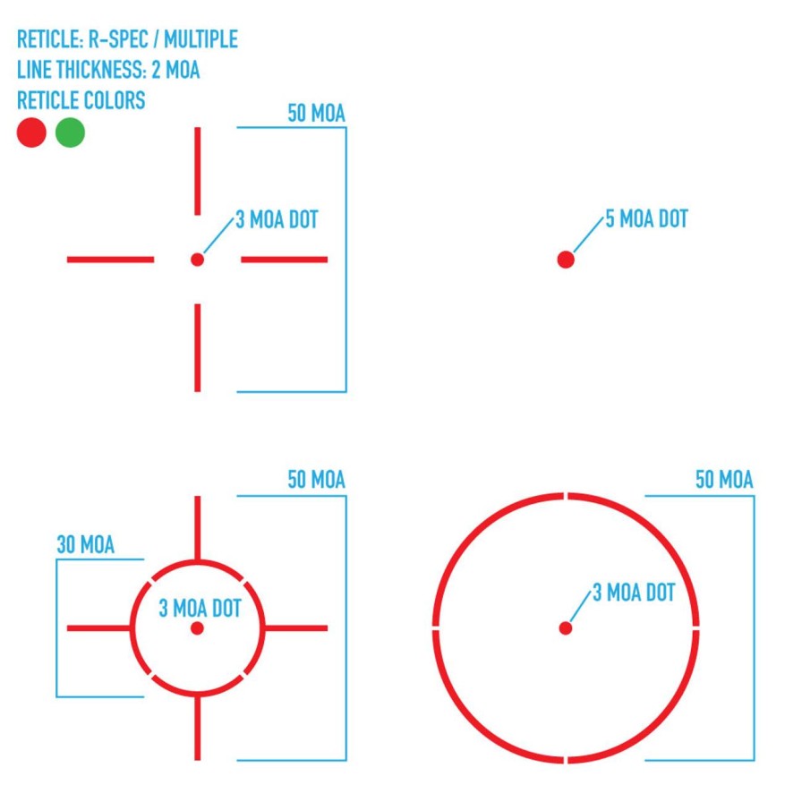 GAME-ON Rodpunktsikte | Sightmark - Ultra Shot R-Spec Reflex Sight