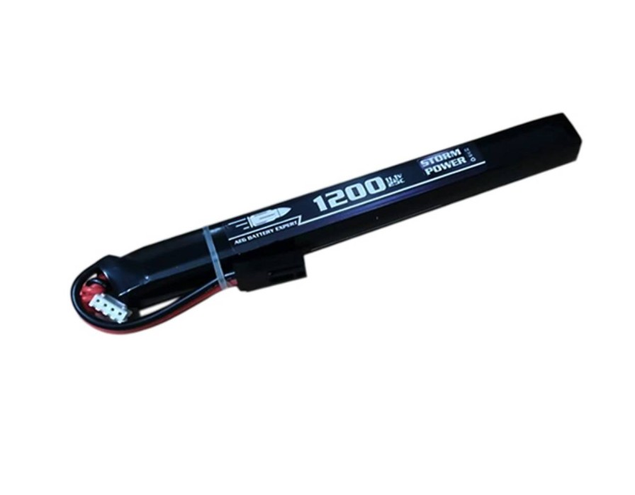 GAME-ON Li&Po Batterier | Li-Po 11.1V Gen2 Batteri - 1200Mah 25C - Ak Single Stick Tamiya