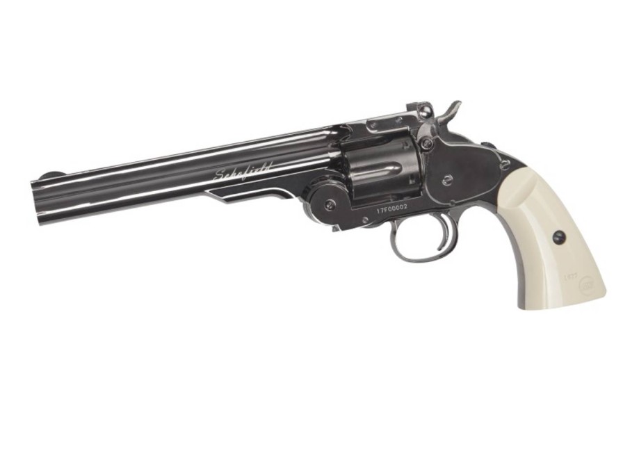 GAME-ON Revolvere | Schofield No. 3 Revolver - Full Metall - 4.5Mm Bb - Ivory Nickel