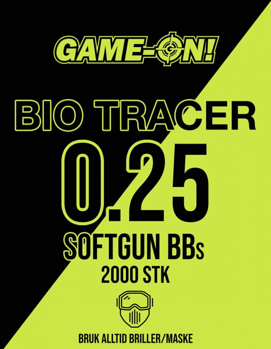 GAME-ON Bio Tracer Bb Kuler | Go! Grnne Bio Tracer Kuler - 0.25G - 2000Stk