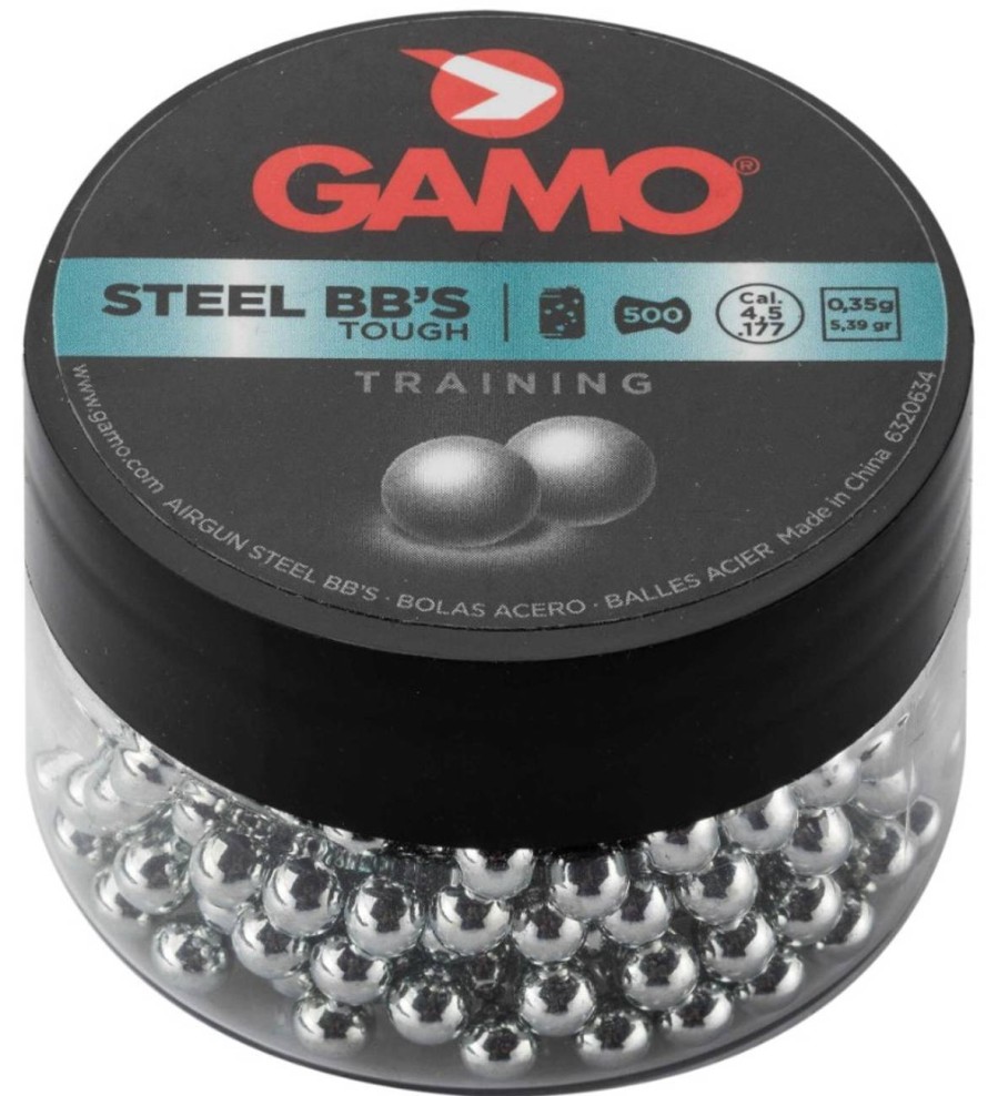 GAME-ON 4.5Mm Bb Rundkuler | Gamo - Training 0.35G 4.5Mm Bb Stlkuler Til Luftvpen - 500Stk