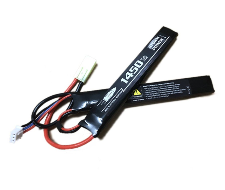 GAME-ON Li&Po Batterier | Li-Po 7.4V Gen2 Batteri - 1450Mah 30C - Cranestock