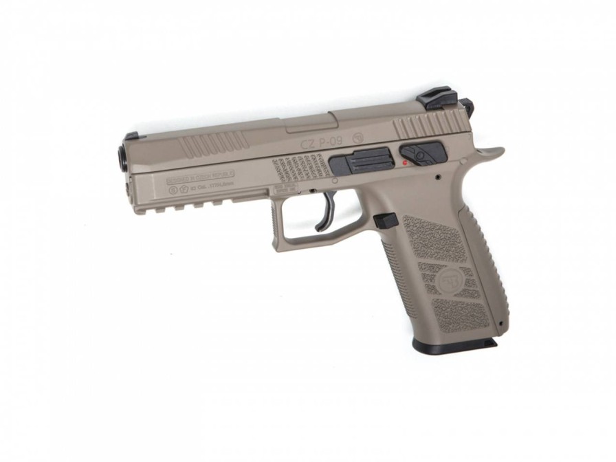 GAME-ON Med Blowback | Cz P-09 Luftpistol Med Blowback Fde - 4.5Mm Pellets