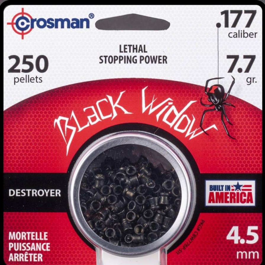 GAME-ON 4.5Mm&.177 & Pellets | Crosman Premier Black Widow - 250Stk 4.5Mm