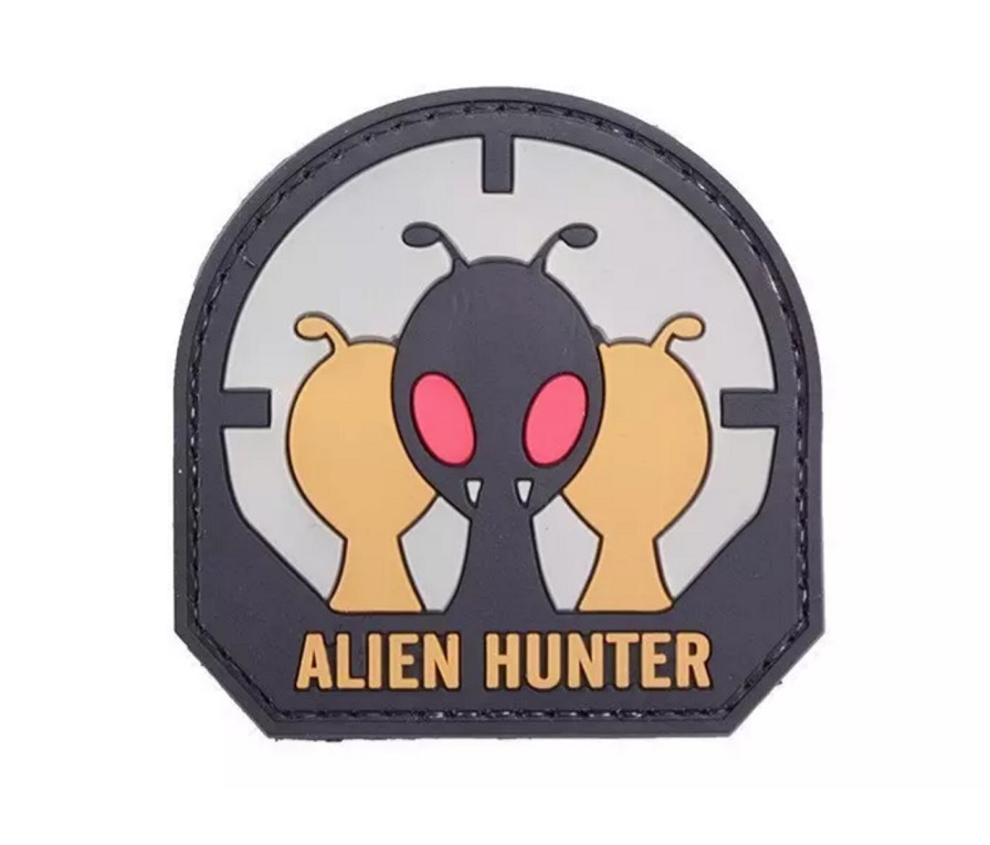 GAME-ON Patches | 3D Patch - Alien Hunter - Pvc Svart