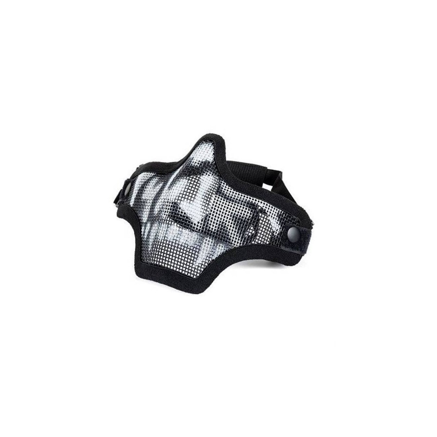 GAME-ON Softgun Masker | Nuprol - Mesh Maske Med Gitter - Skull