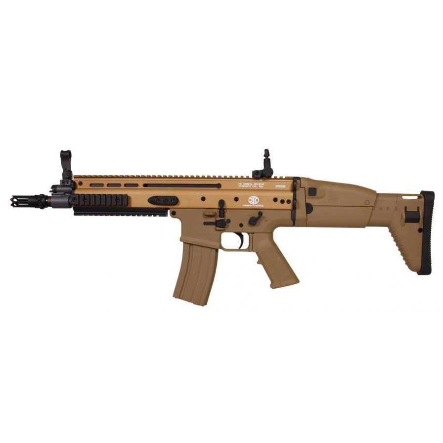 GAME-ON Rifle&Pakker | Fn Scar Sportline - Elektrisk Softgunpakke - Tan