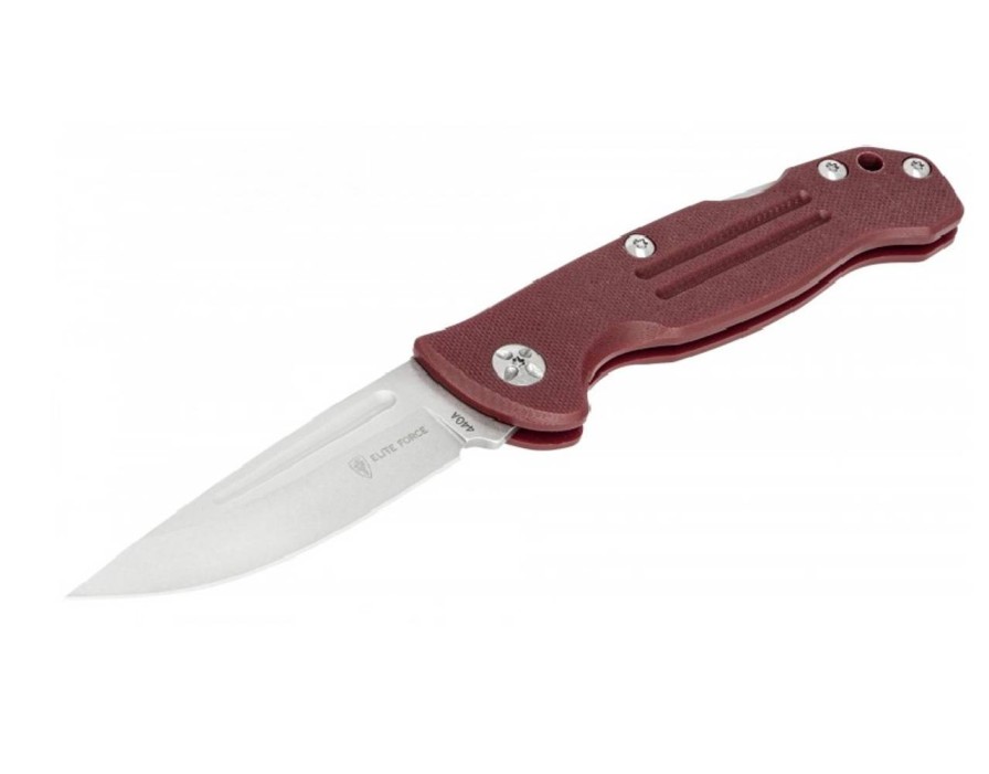 GAME-ON Arbeidskniver | Elite Force - Ef170 Foldekniv - G10 - Burgunder