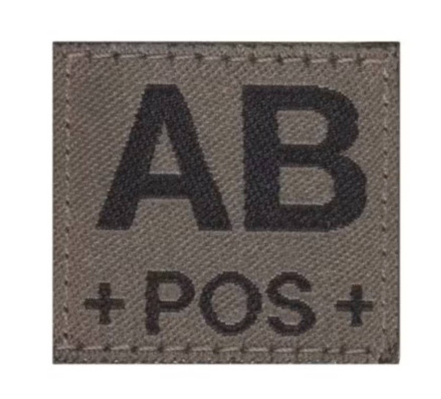 GAME-ON Patches | Patch - Blodtype Ab+ Borrels - Type Ab Positiv