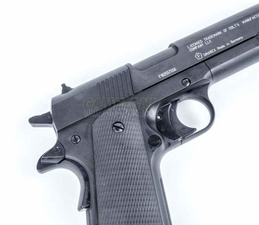 GAME-ON Uten Blowback | Colt Government 1911 A1 Black Luftpistol - 4.5Mm