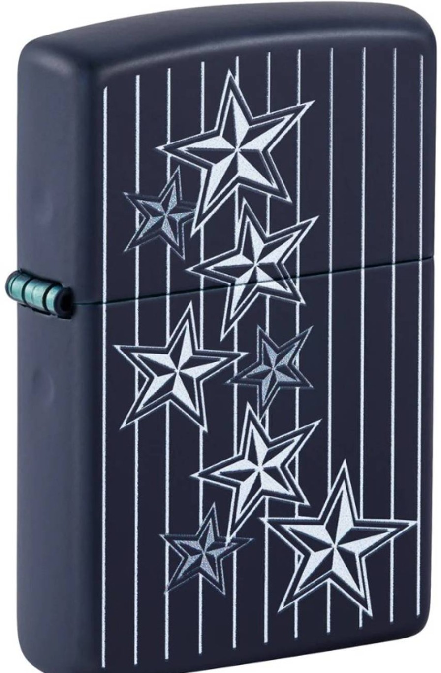 GAME-ON Zippo Lighters | Zippo - Stjerner Og Striper Design - Lighter