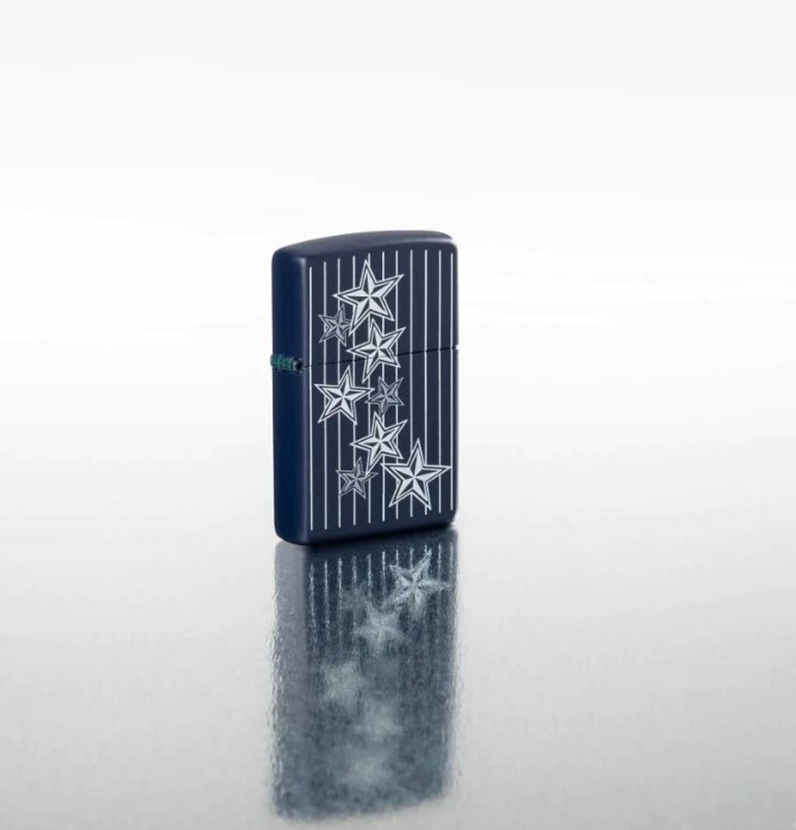 GAME-ON Zippo Lighters | Zippo - Stjerner Og Striper Design - Lighter