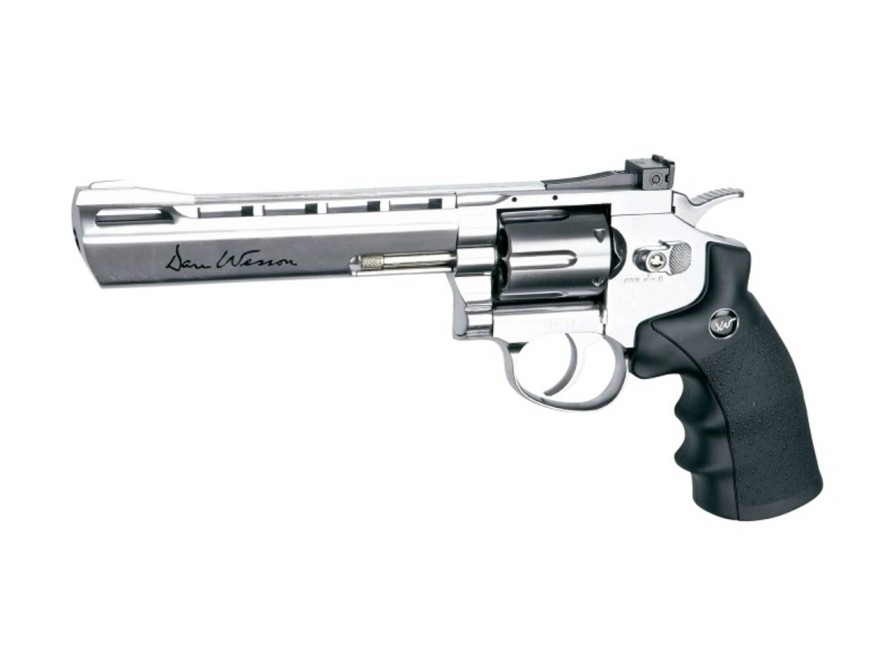 GAME-ON Revolvere | Dan Wesson Revolver 6 Chrome - 4.5Mm Bb