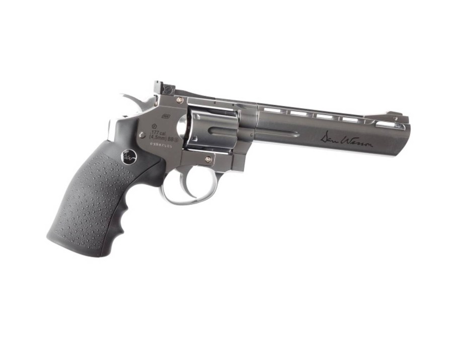 GAME-ON Revolvere | Dan Wesson Revolver 6 Chrome - 4.5Mm Bb