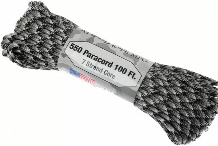 GAME-ON Beredskapslager | Paracord - Urban Camo - 30 Meter Bunt