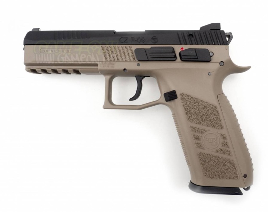 GAME-ON Gass Med Blowback | Cz P-09 Fde Gass Softgun Inkl. Koffert - Gbb