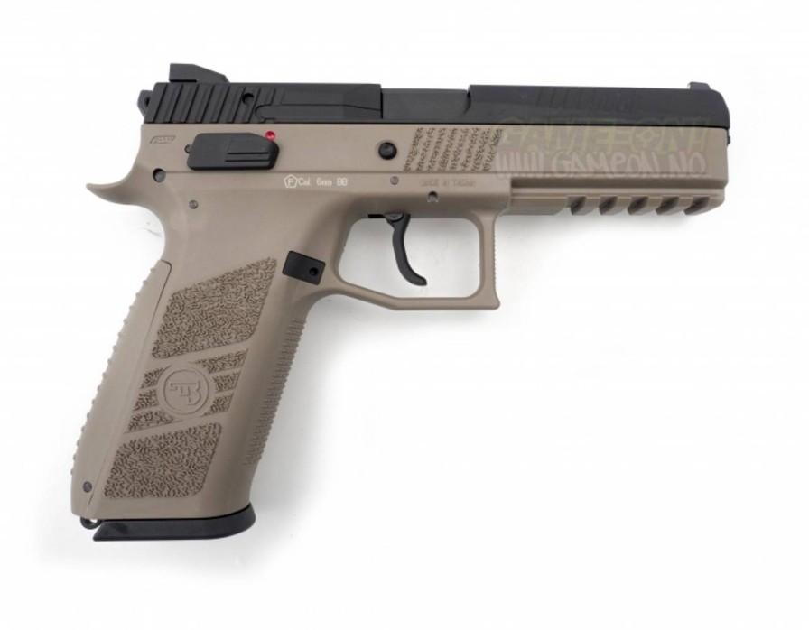 GAME-ON Gass Med Blowback | Cz P-09 Fde Gass Softgun Inkl. Koffert - Gbb