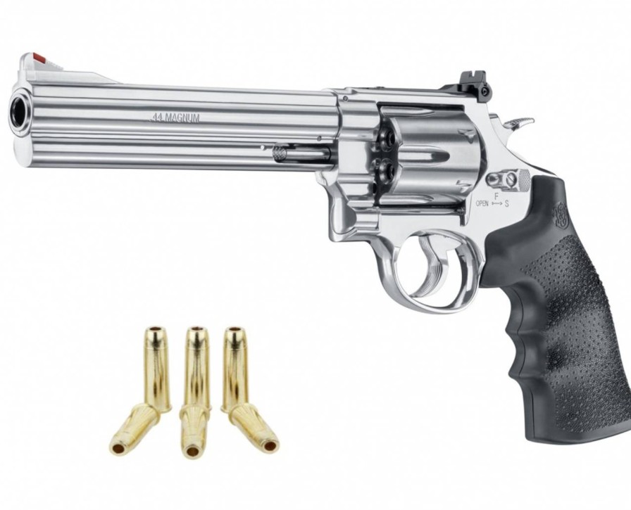 GAME-ON Revolvere | S&W - 629 6.5 Co2 Drevet - 4.5Mm Pellets Revolver - Stl