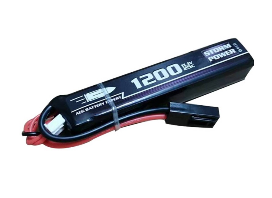 GAME-ON Li&Po Batterier | Li-Po 11.1V Gen2 Batteri - 1200Mah 25C - Pdw Stock Tube