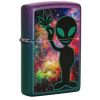 GAME-ON Zippo Lighters | Zippo - Alien Design Iridescent - Lighter