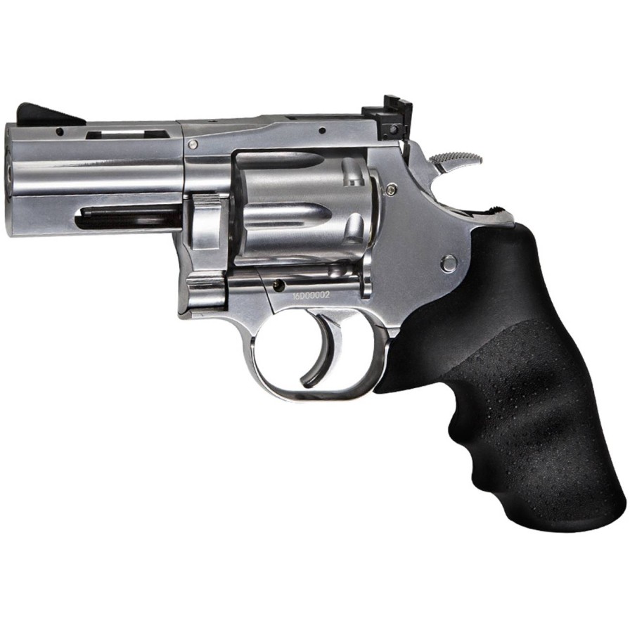 GAME-ON Revolvere | Dan Wesson 715 2.5Inch Revolver - Silver - 4.5Mm Bb