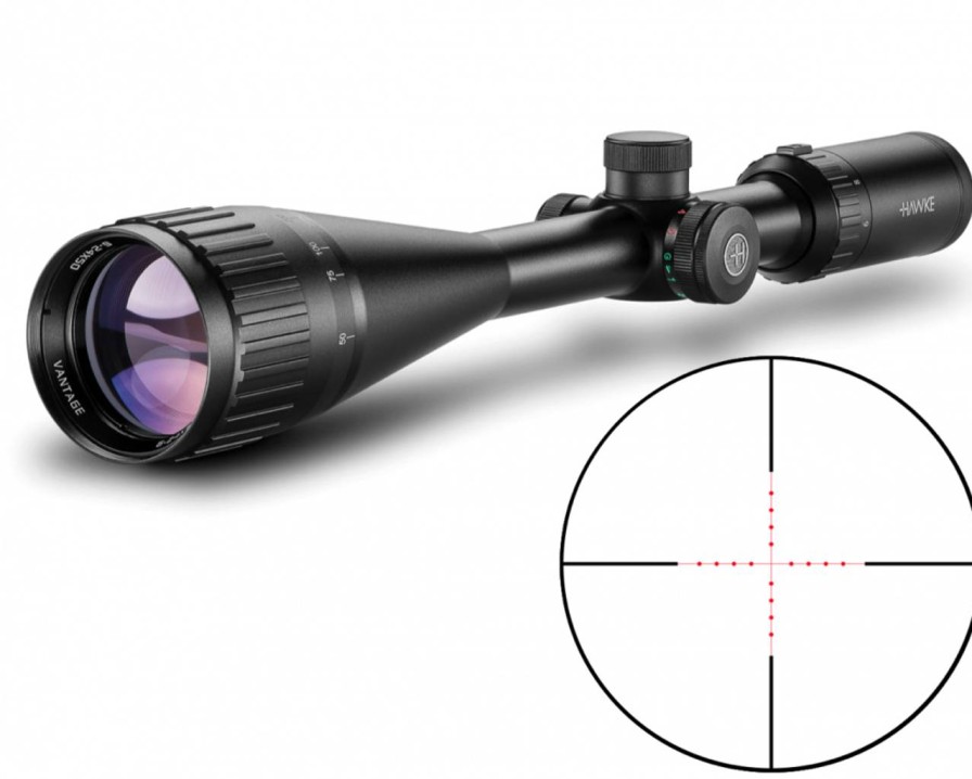 GAME-ON Kikkertsikte | Hawke - Vantage Ir 6-24X50 Ao Mil Dot