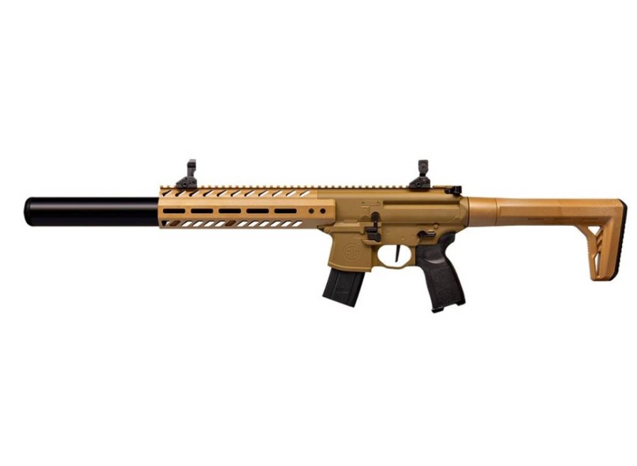 GAME-ON Co2&Gassdrevet Gevaer | Sig Sauer - Mcx Asp Genii 4.5Mm Luftvpen - 88G Co2 Fde