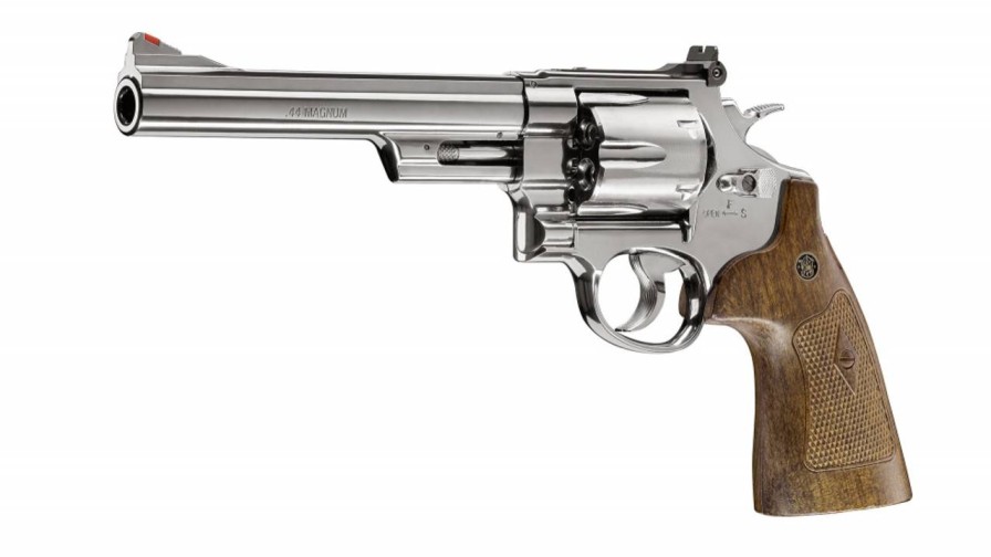 GAME-ON Revolvere | Smith & Wesson - M29 6.5 Co2 Drevet Softgunrevolver - Bl Polert